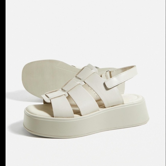 Vagabond Shoemakers Courtney Platform Fisherman Sandal in Ivory - Picture 2 of 6